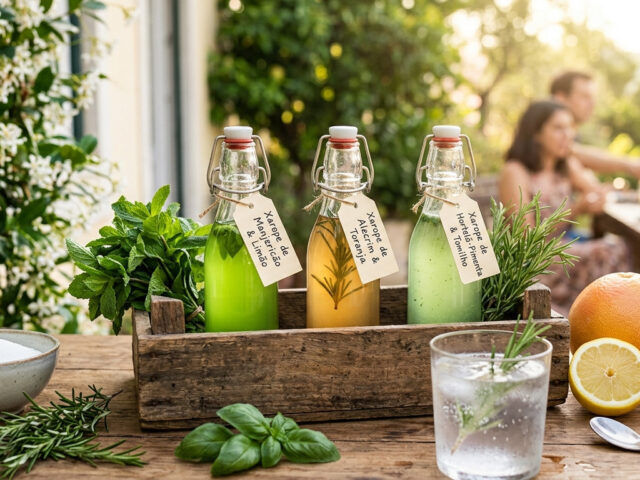Eleve as suas Bebidas: Como Criar Xaropes de Ervas Aromáticas para Cocktails de Verão